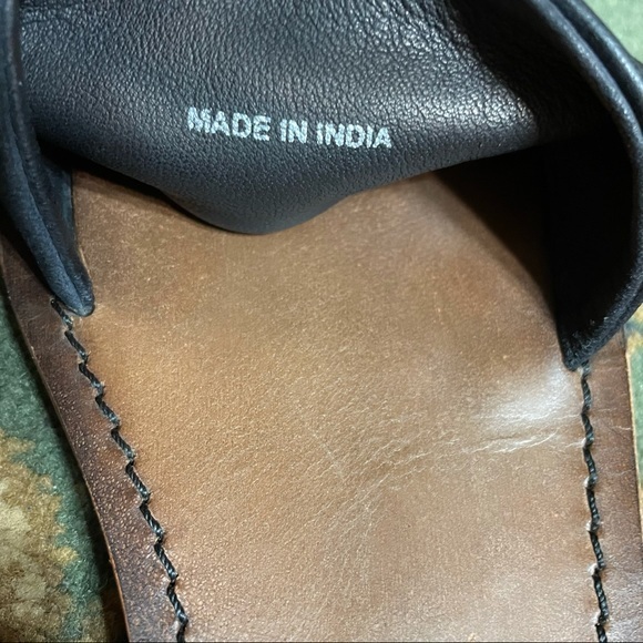 Matisse Graden Black Leather Slider Size 10 - Picture 4 of 6